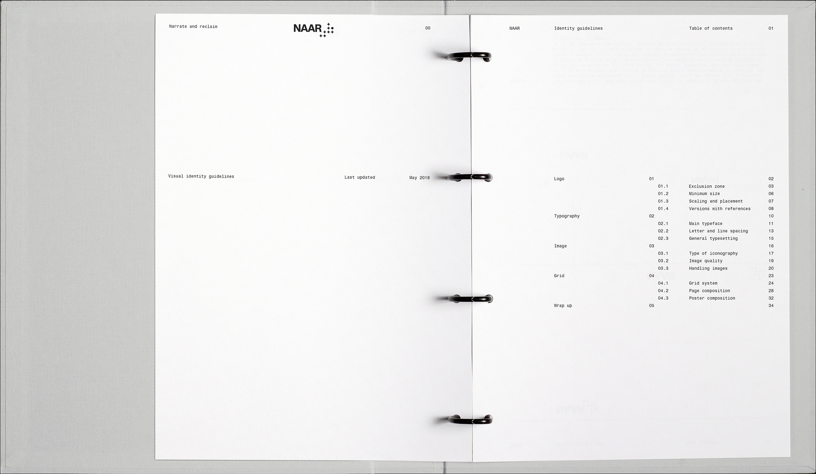 Montasser Drissi, NAAR identity guidelines, 2018