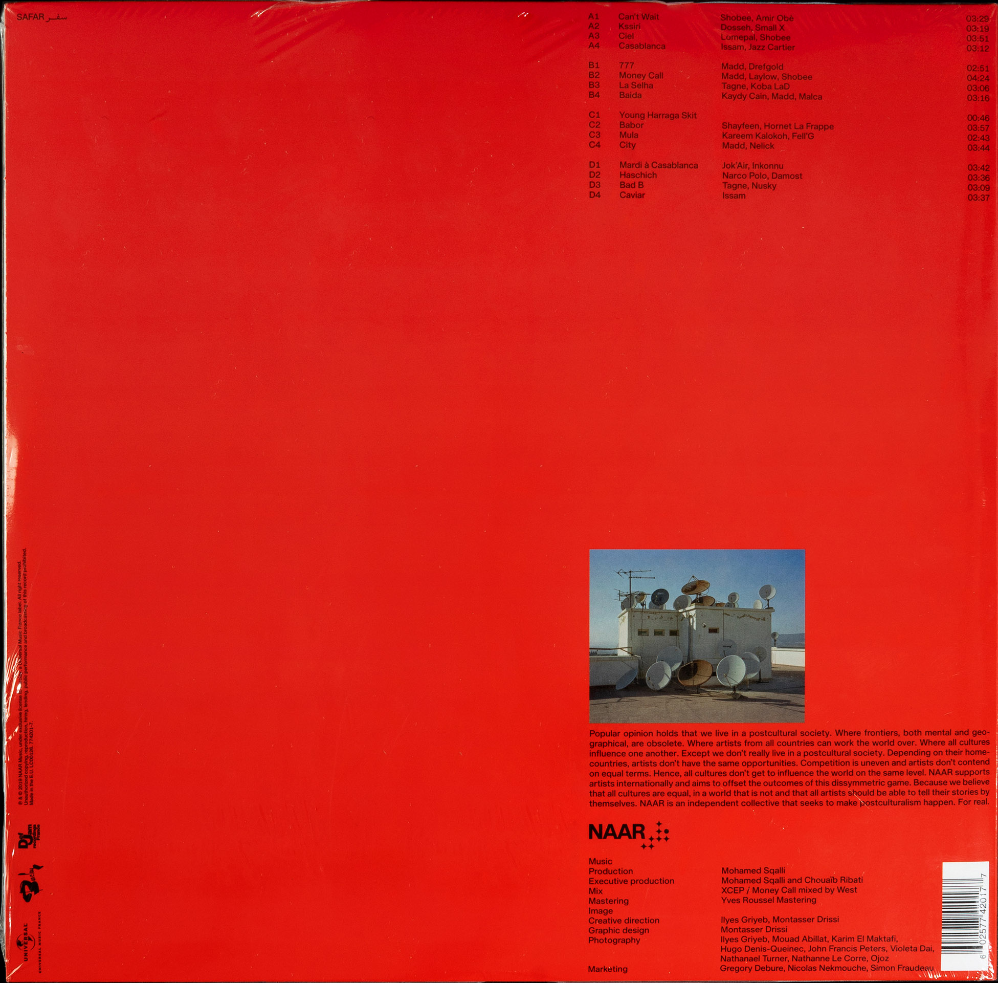 Montasser Drissi, Safar record sleeve, NAAR, 2019